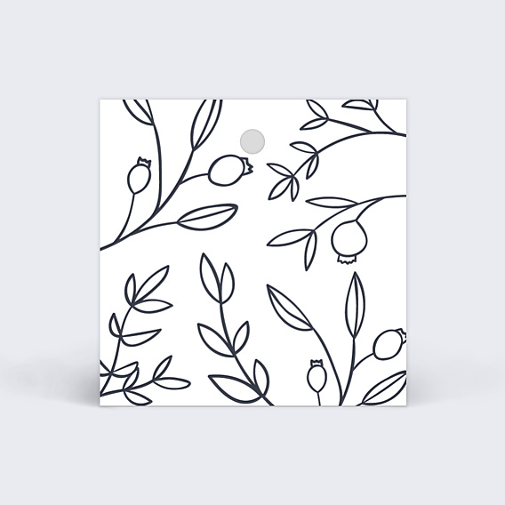 Etiquette Naissance Garden