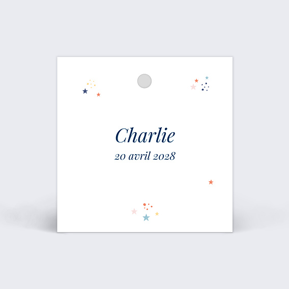 Etiquette Naissance Petites Étoiles