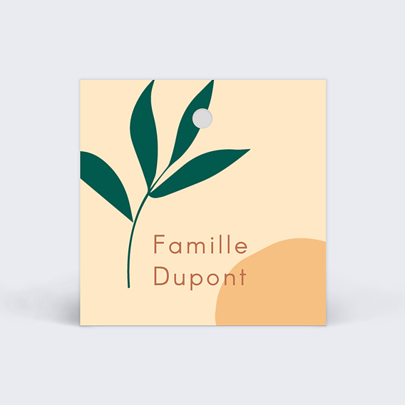 Etiquette naissance Safran