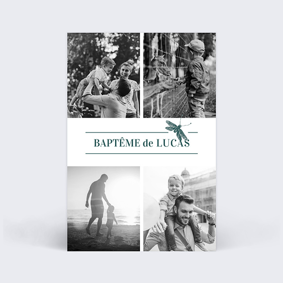 Faire-part baptême Badinage