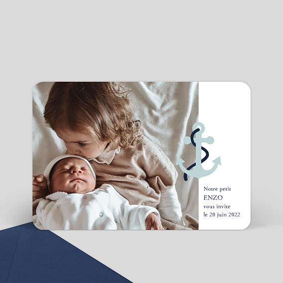 Faire-part Baptême Faire-part Baptême Mer