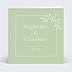 Faire-part Baptême Cadre minimaliste chic