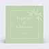 Faire-part baptême Cadre minimaliste chic