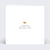 Faire-part baptême Couronne chic simple Verso