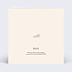 Faire-part baptême Couronne Fleurie Simple Verso