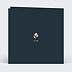 Faire-part baptême Dark Peony Simple Verso