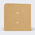 Faire-part baptême Faire-part baptême Dentelle kraft Verso