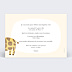 Faire-part Baptême Petite Girafe