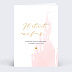 Faire-part Baptême Château Rose