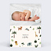 Faire-part baptême Petite Jungle