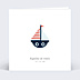 Faire-part Baptême Petits Bateaux