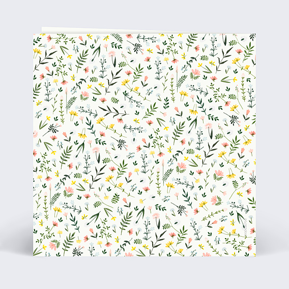 Faire-part baptême Liberty Estival Verso