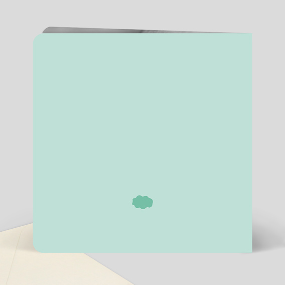 Faire-part baptême Tout doux Verso