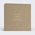 Faire-part baptême Nature Kraft Verso