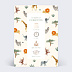 Faire-part Baptême Pictogrammes Jungle