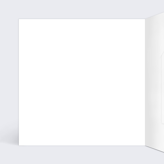 Faire-part baptême Carte graines 100% personnalisable Intérieur Gauche