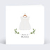Faire-part baptême Petite Robe Blanche