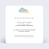 Faire-part Baptême Jolis Nuages
