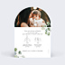 Faire-part Baptême Eucalyptus Original