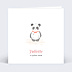Faire-part Baptême Baby Panda