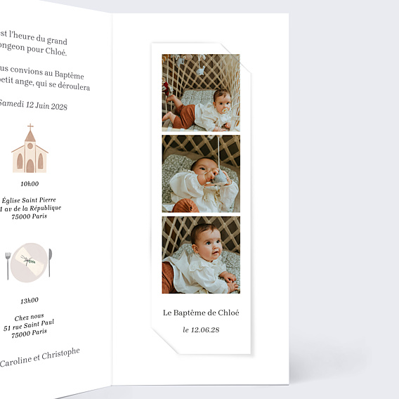 Faire-part Baptême Accessoires