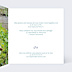 Faire-part Baptême Petites fleurs bleues