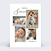 Faire-part Baptême Scrapbooking