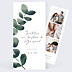 Faire-part Baptême Branche d'Eucalyptus
