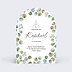 Faire-part baptême Eucalyptus Original