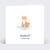 Faire-part Baptême Baby Fox