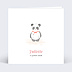 Faire-part baptême Baby Panda