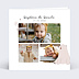 Faire-part baptême Ourson Mignon