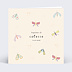 Faire-part baptême Pattern Papillons