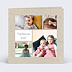 Faire-part baptême Pêle Mêle Coton Recto