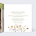 Faire-part Baptême Papillon et Fleurs