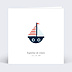 Faire-part baptême Petits Bateaux