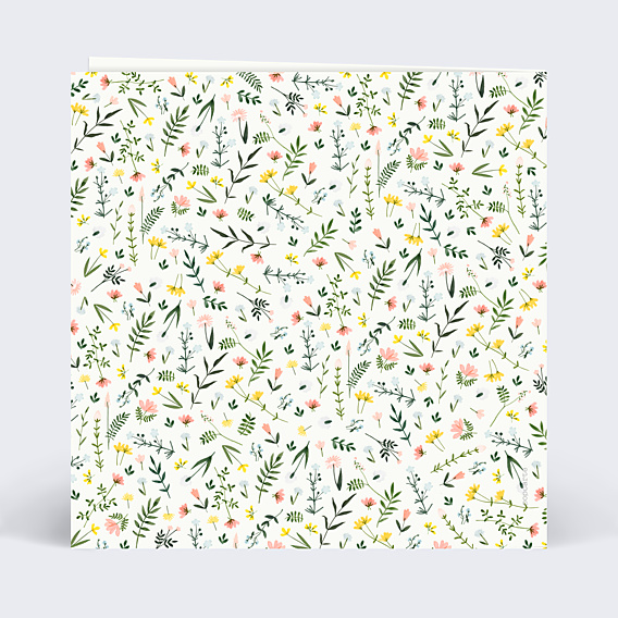 Faire-part Baptême Liberty Estival