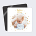 Faire-part Baptême Golden Dots