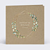 Faire-part baptême Nature Kraft Recto