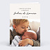 Faire-part baptême Douce Fratrie