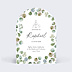 Faire-part Baptême Eucalyptus Original