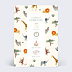 Faire-part Baptême Pictogrammes Jungle