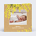 Faire-part Baptême Mimosa simple