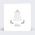 Faire-part Baptême Petite Robe Blanche