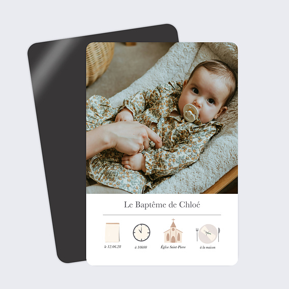 Faire-part baptême Accessoires