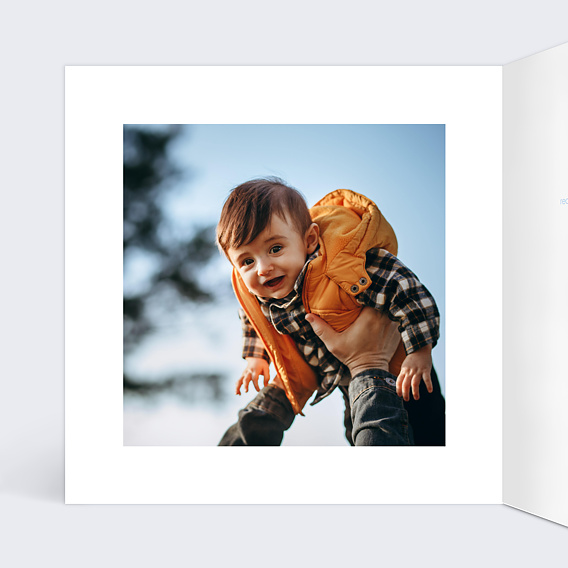 Faire-part baptême Jolies Bateaux Intérieur Gauche