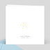 Faire-part baptême Dorure Pois Graphiques Verso