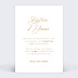 Faire-part baptême Date Epurée Verso