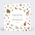 Faire-part Baptême Ambiance Foret