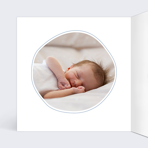 Faire-part Baptême Baby Fox